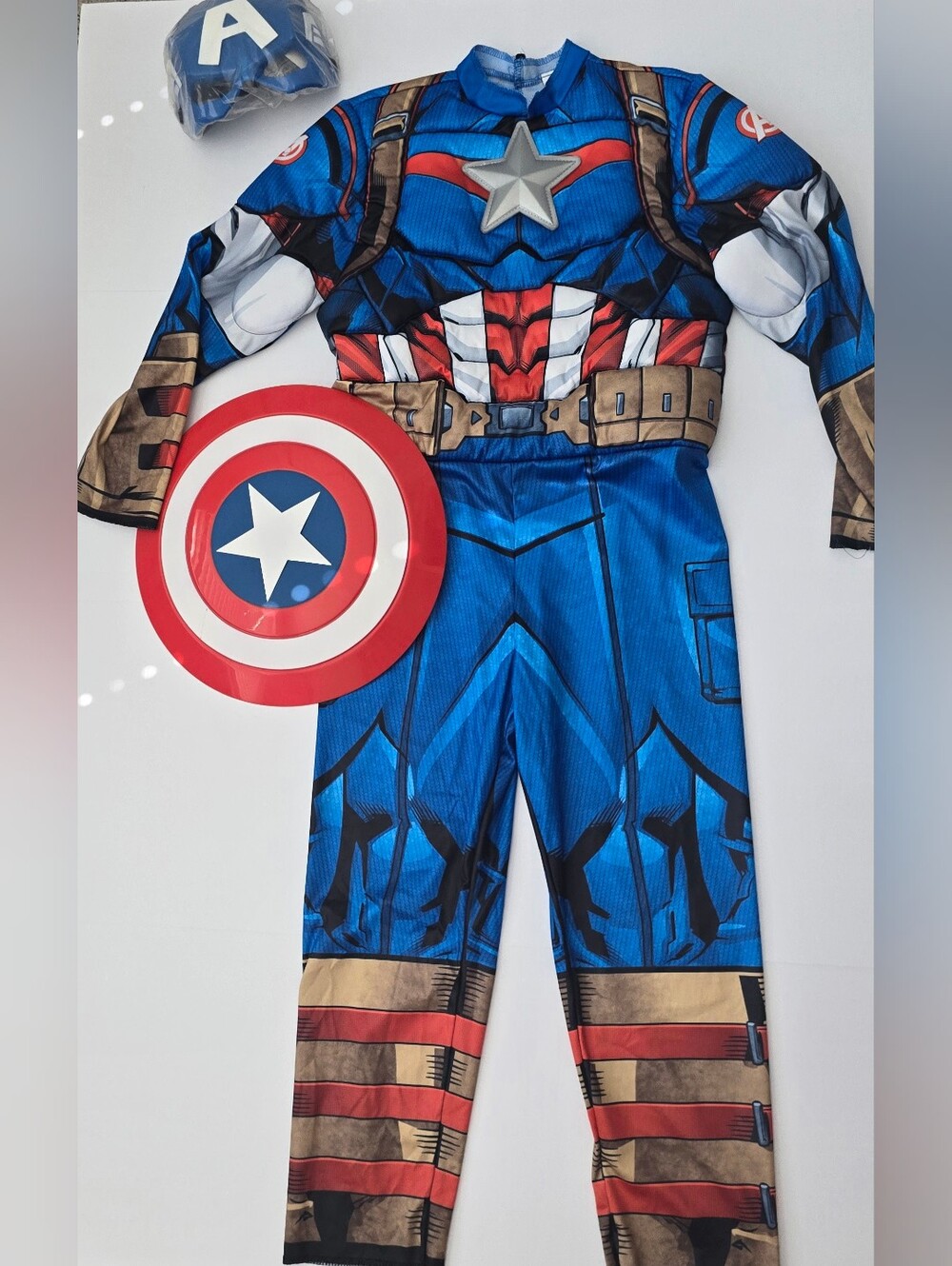 Boy's Captain America costume.